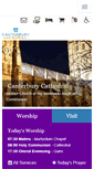Mobile Screenshot of canterbury-cathedral.org
